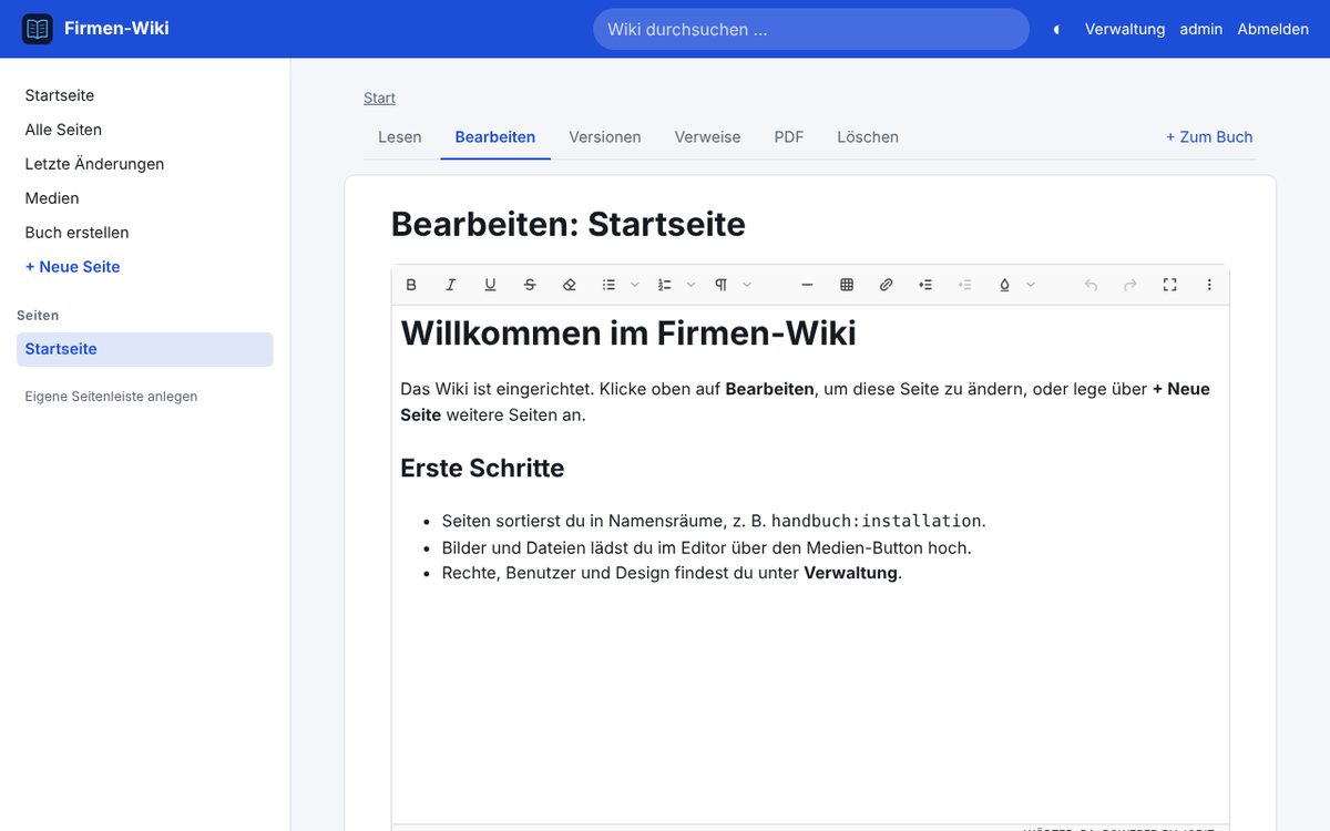 Der Editor.